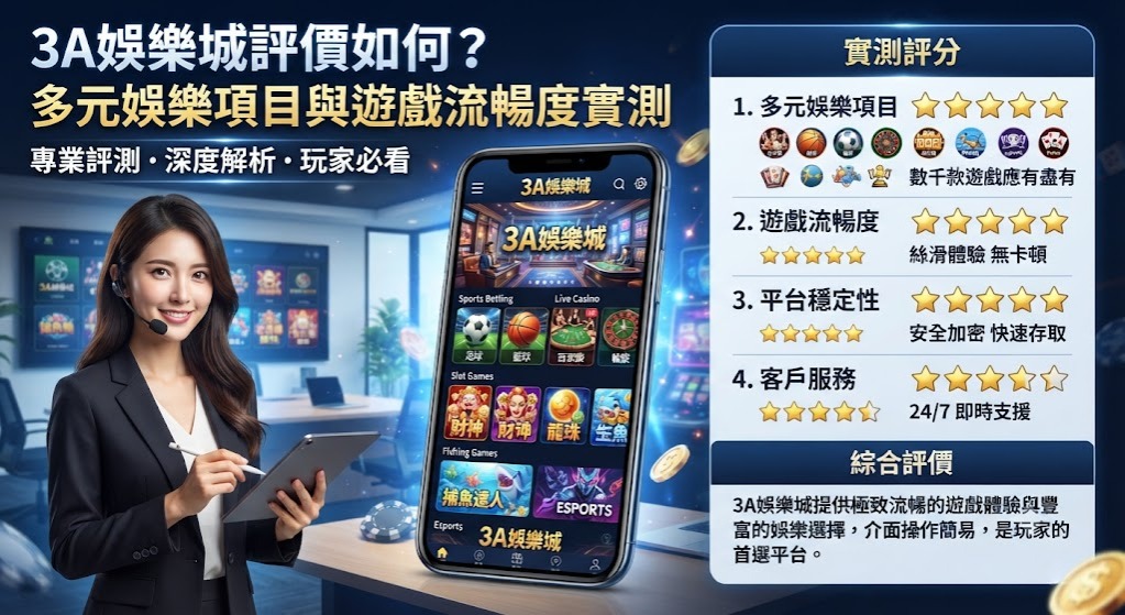 多元娛樂項目與遊戲流暢度實測