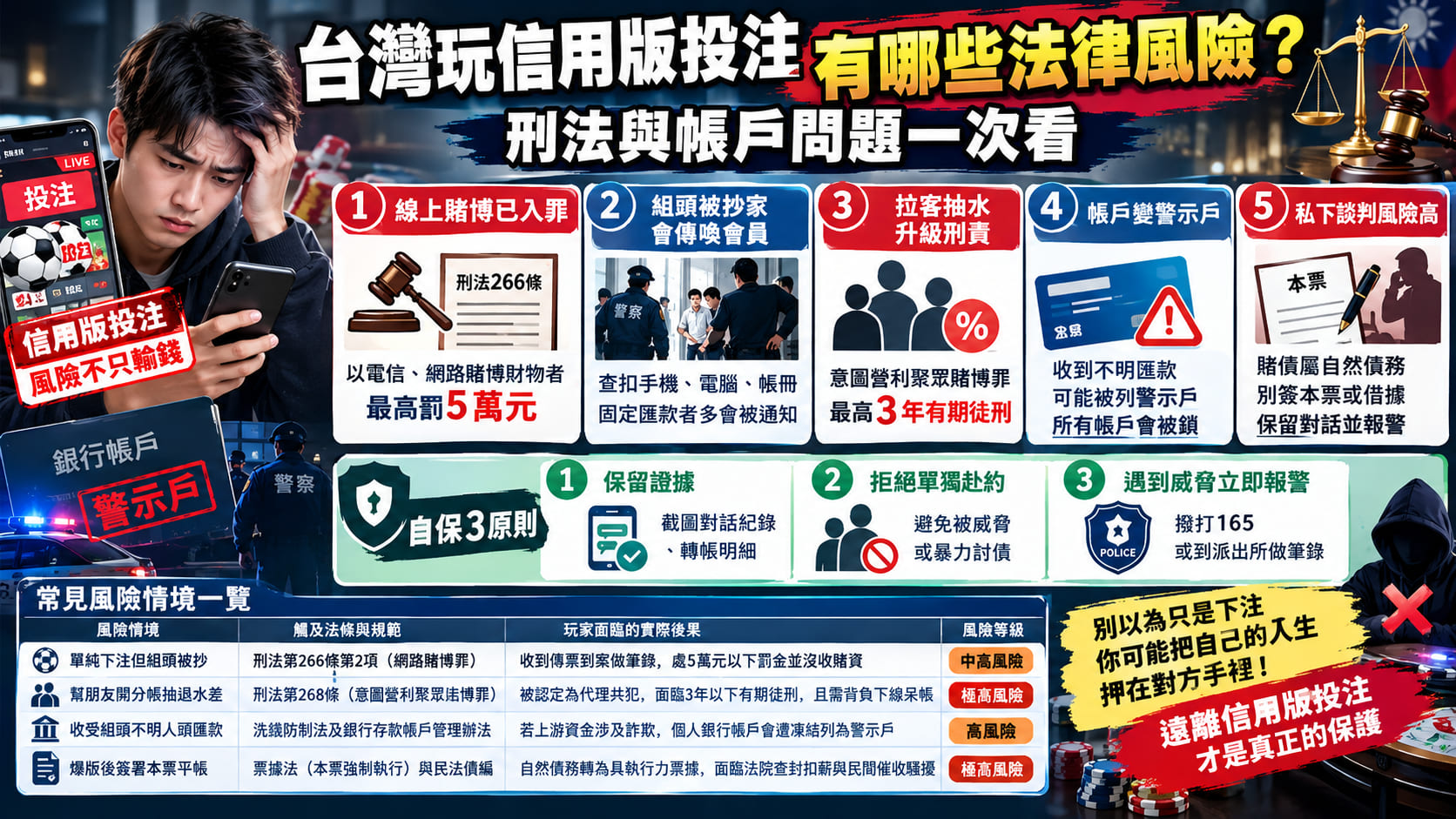 每週結帳不代表風險歸零,輸贏累積、追討欠款與額外費用都可能增加財務壓力。